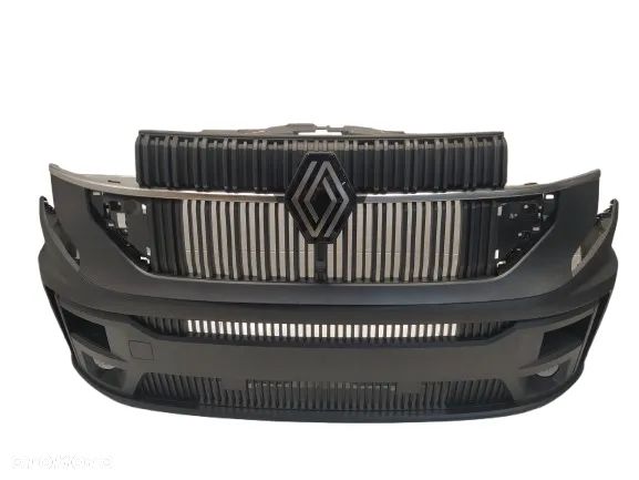 RENAULT MASTER IV V 24- ZDERZAK PRZÓD PRZEDNI GRILL ATRAPA CHŁODNICY 6xPDC HALOGENY KOMPLET NOWY ORYGINAŁ - 1