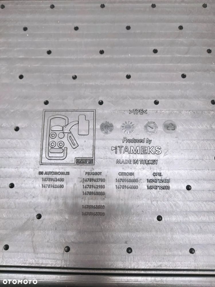 OPEL ASTRA L DYWANIKI  WYCIERACZKI WYCIERACZKA GUMOWE KOMPLET NOWY ORYGINAŁ LOGOWANE - 9