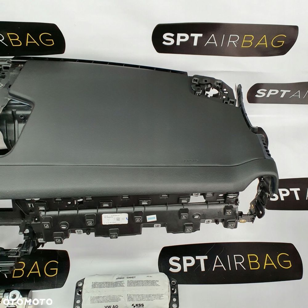 PORSCHA CAYENNE III 3 DESKA ROZDZIELCZA KONSOLA KOKPIT PULPIT PODUSZKI AIRBAG AIR BAG PASY KIT SET - 4