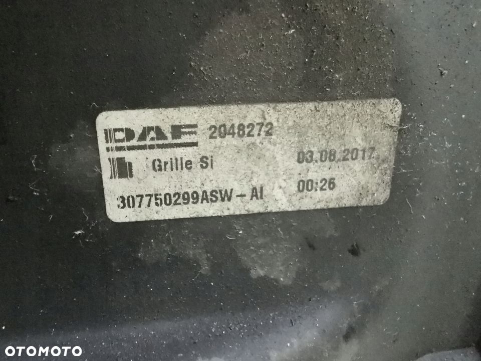 GRILL ATRAPA DAF XF 106 lift ORYGINAŁ 2048272 - 4