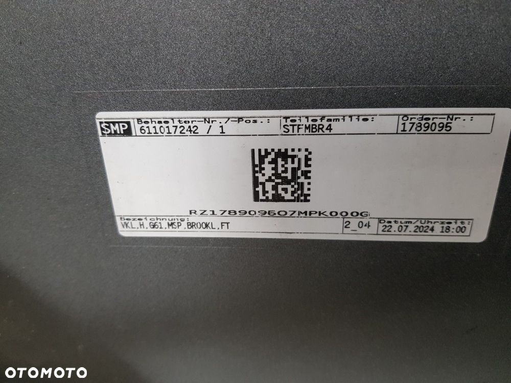 BARDZO ŁADNY ZDERZAK SPOILER TYLNY TYŁ BMW 5 KOMBI M-PAKIET G61 23-25 8084715 6xPDC - 9