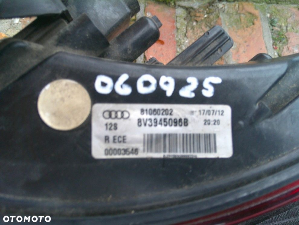 AUDI A3 SPORTBACK LED 12-17 PRAWA TYLNA LAMPA LED ORYGINAŁ 8V4945096B - 4
