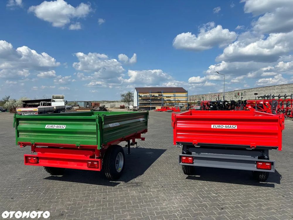 PRZYCZEPA ROLNICZA 3t Jednoosiowa Euro-Masz WYWROTKA /hamulec/nadstawki/zsyp - 13
