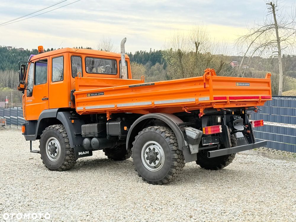 MAN * MAN 10-220 * Pług * Kiper Wywrotka Meiller * 4x4 * Zimowe Utrzymanie * Unimog * - 10