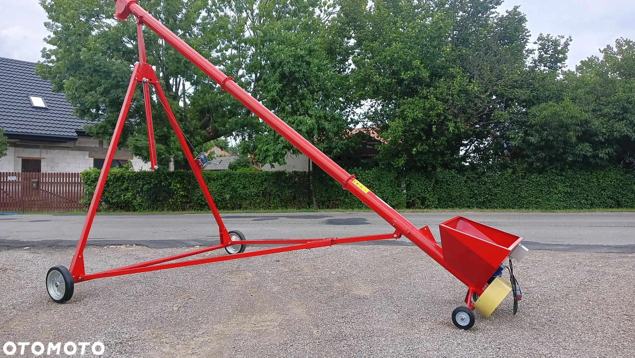 PODAJNIK/ PRZENOŚNIK ŚLIMAKOWY/Żmijka Do Zboża/ Pelletu/ Trocin Podajniki Przenośniki Ślimakowe Żmijki Fi 140 Fi 200 - 4