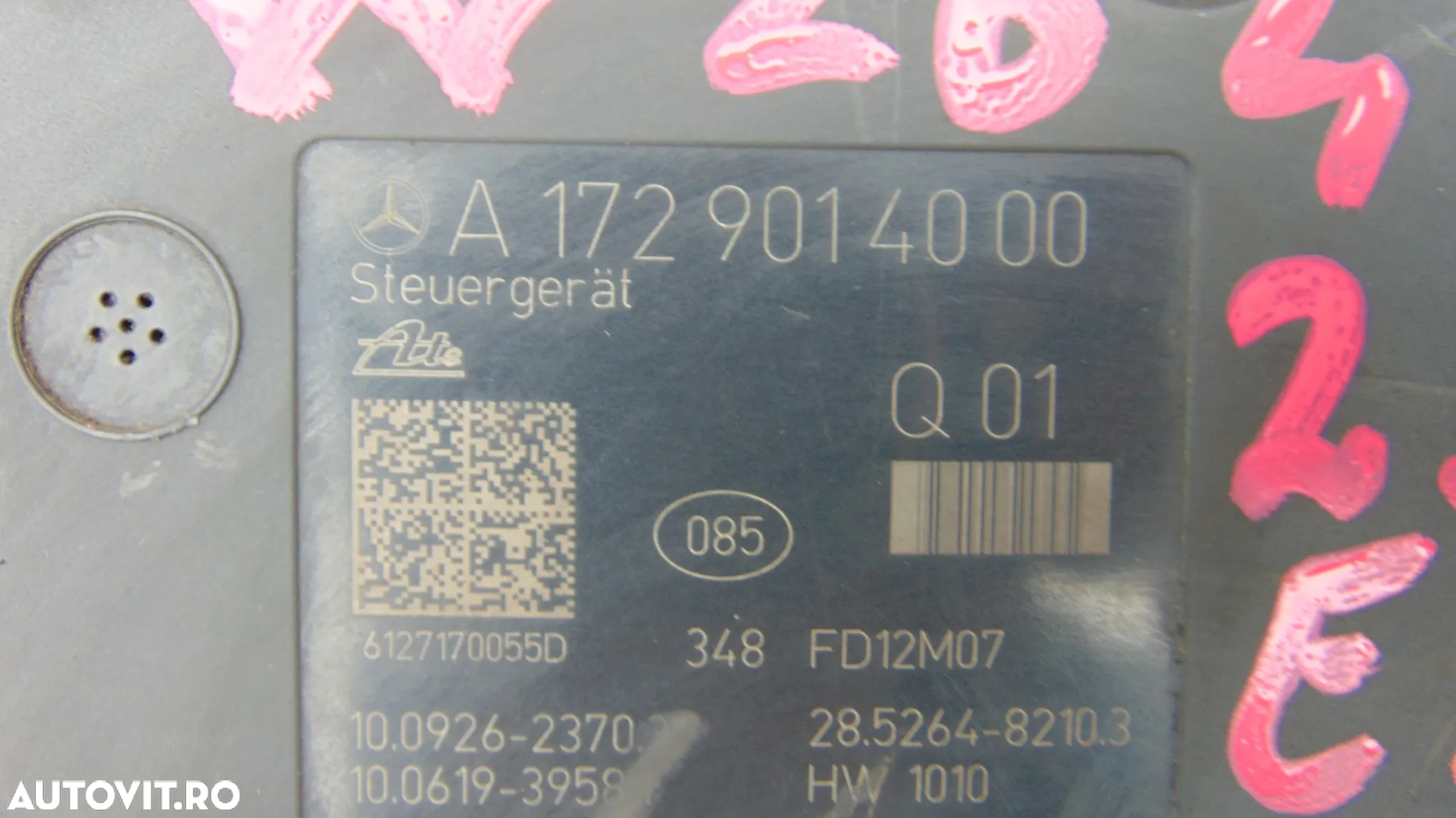 Modul abs Mercedes c class w204 2007-2014 pompa abs ecu calculator abs dezmembrez - 6