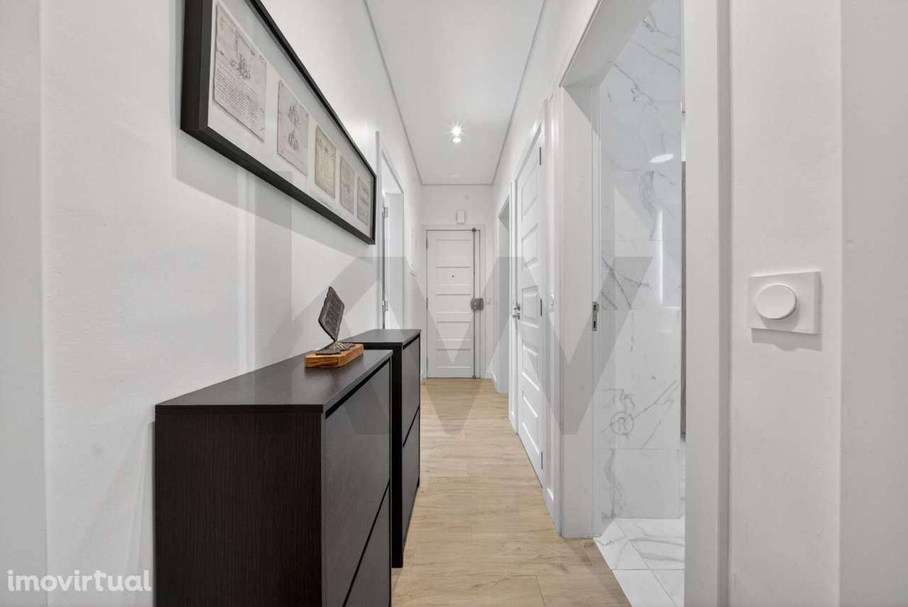 T2 transformado em T1 em Agualva-Cacém | Remodelado | Logradouro | Chu - Grande imagem: 2/31