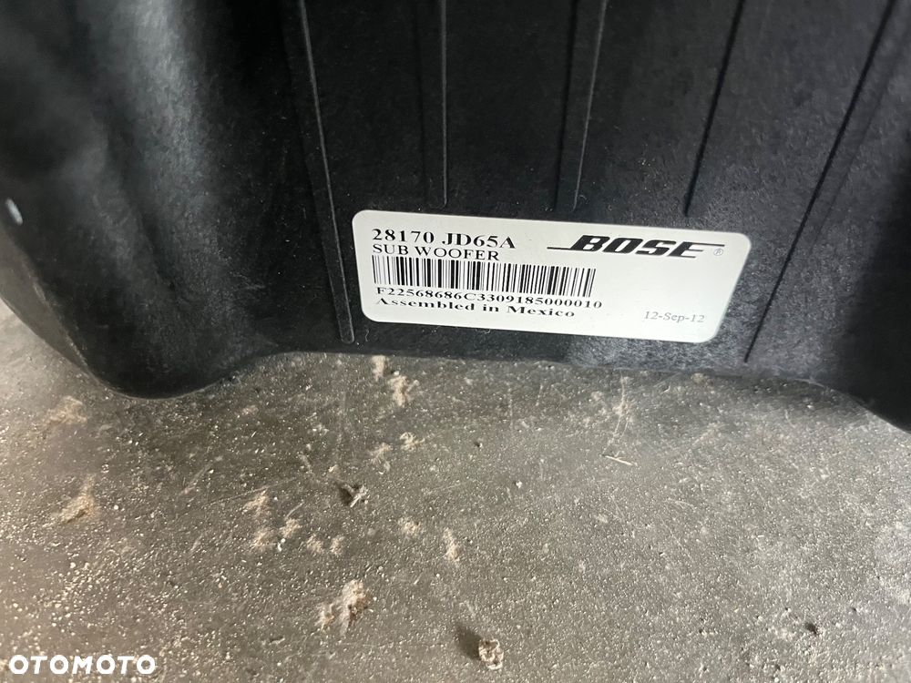 Głośnik subwoofer Nissan Qashqai J10 - 2