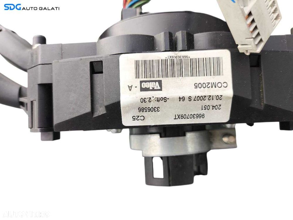 Ansamblu Maneta Manete Bloc Lumini Semnalizare Stergator Banda Spira Spirala Panglica Volan Peugeot 207 2006 - 2012 Cod 96630709XT [LS0193] - 6