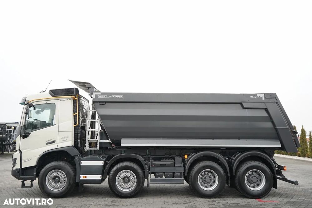 Volvo FMX 460 / 8x4 / BASCULATOR SPATE / MEILLER KIPPER / EURO 6 / - 7