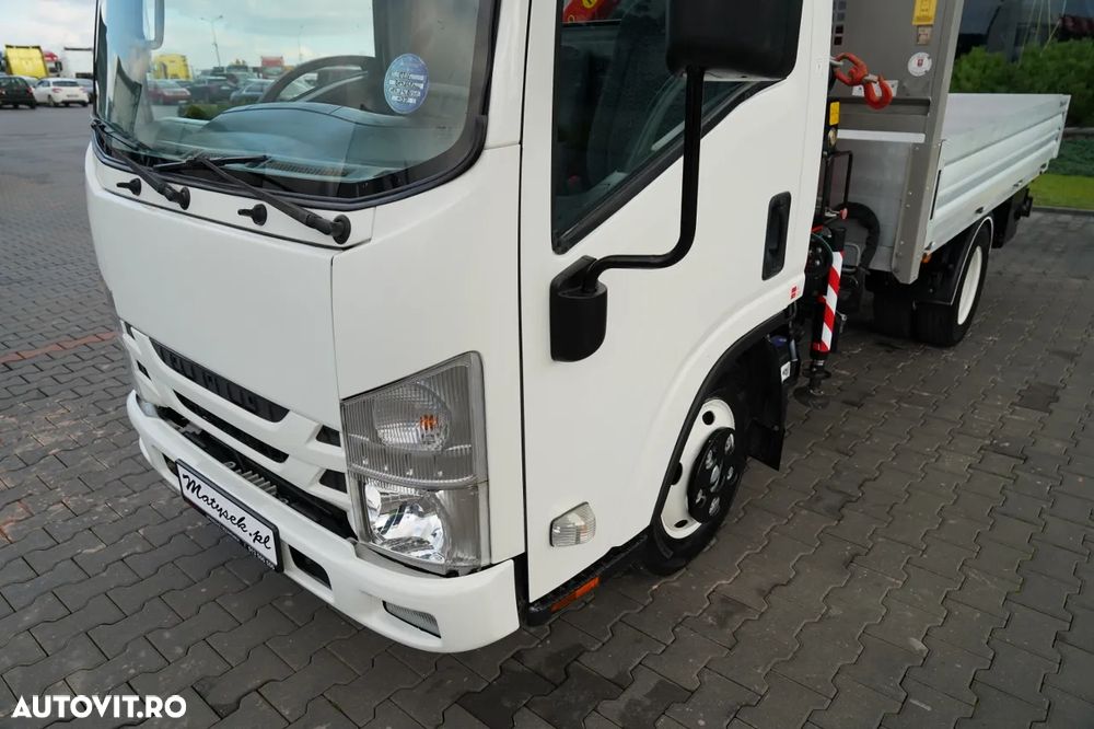 Isuzu M21 / 120 CP / 3,25 M TRANSMISIE / TWIN / + PALGINGER PK 2900 B / 990 KG CAPACITATE DE RIDICARE / ATINGERE 6,2 M / 2021 - 10