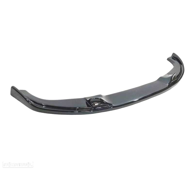 SPOILER LIP FRONTAL ​​​​BMW E60 E61 03-10 LOOK M5 PRETO BRILHANTE - 3
