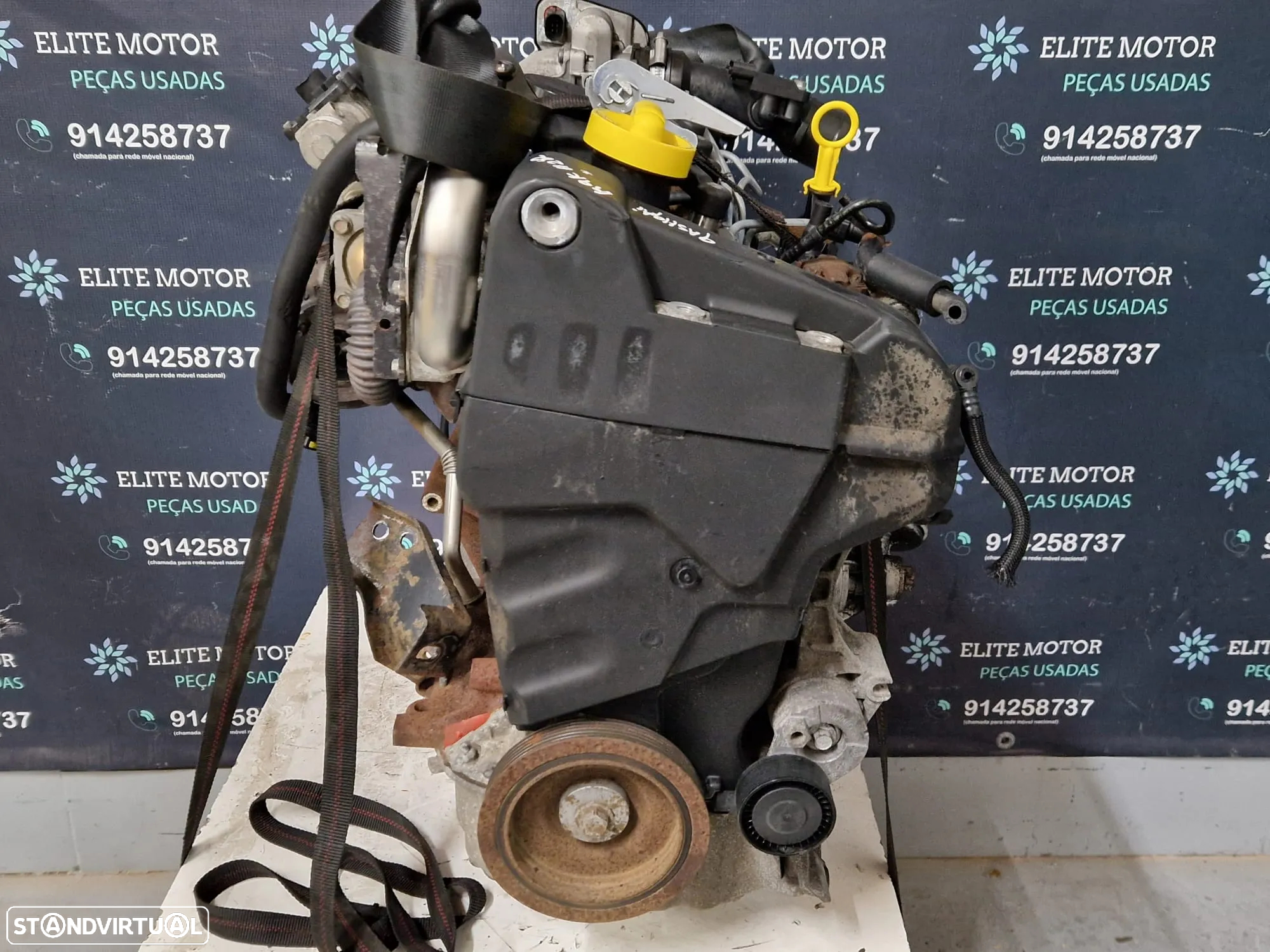 Motor usado K9KH282 NISSAN QASHQAI 1.5 DCI 106CV K9K282 NOTE - 4
