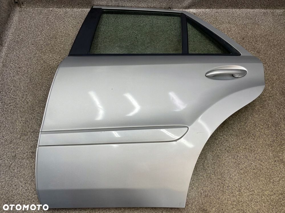 Drzwi lewy tyl tylne srebrne C775 775U Mercedes W164 ML - 6