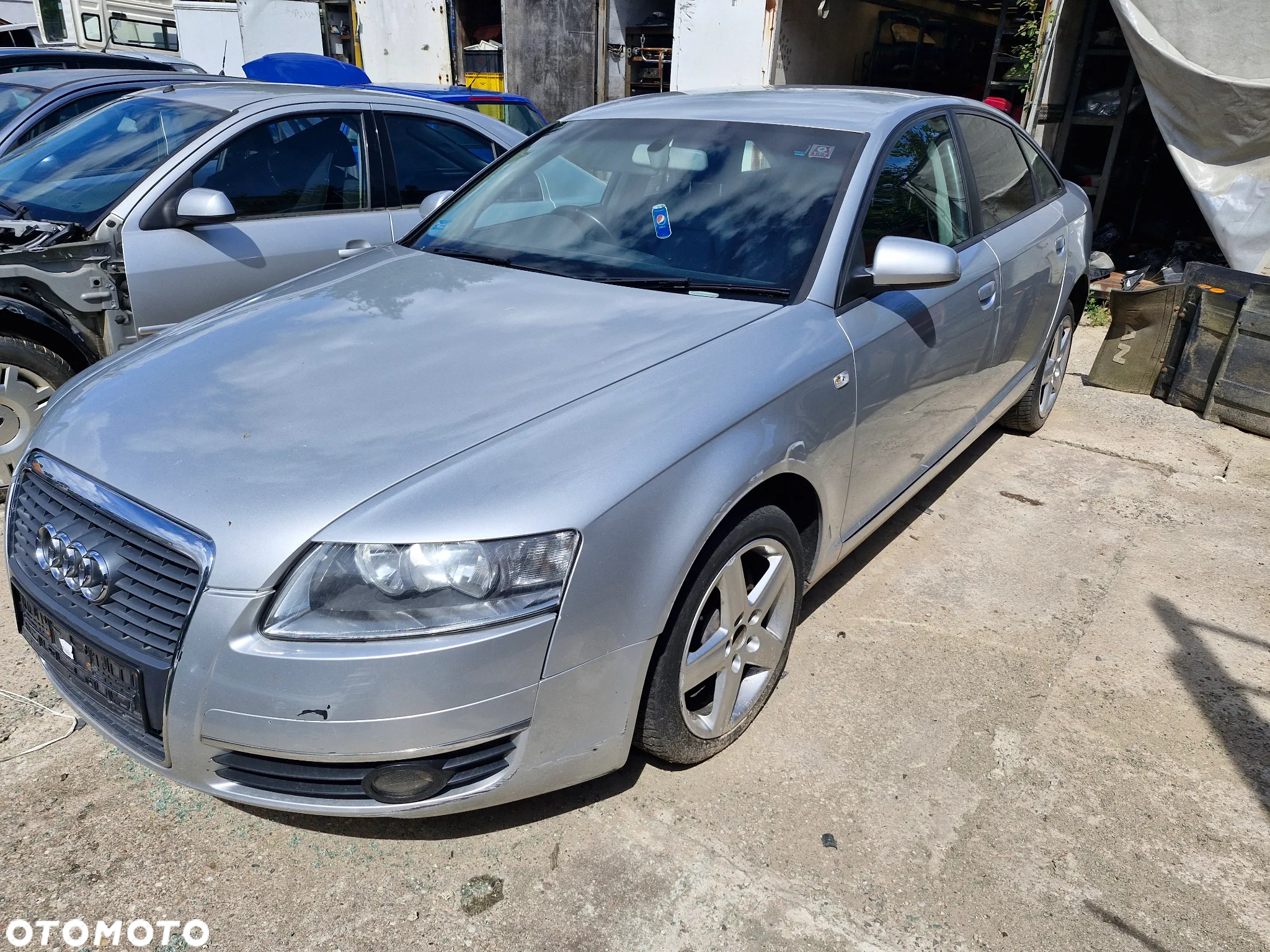 AUDI A6C6 maska zderzak drzwi ly7w  błotnik lusterko skrzynia GYX zawieszenie fotele skóra - 3
