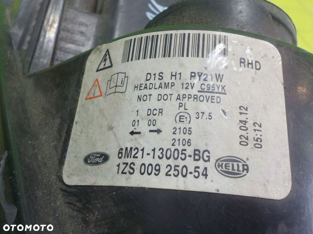FORD S-MAX I MK1 LIFT 11r XENON lampa prawa przod 6M21-13005-BG - 8