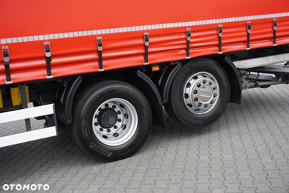 Scania P 280 / ACC / E 6 / FIRANKA + WINDA / 20 PALET / DŁ. 8,2 M / OŚ SKRĘTNA - 25