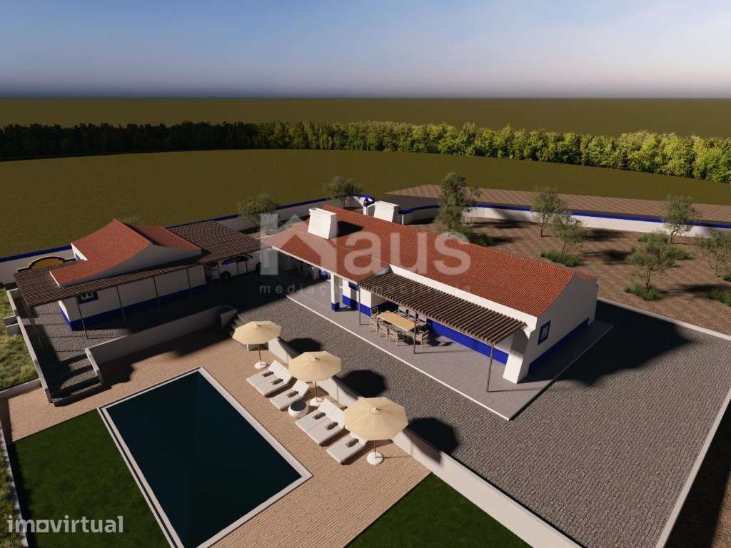 Quinta com área de 5250m2 com moradia térrea - Grande imagem: 2/60