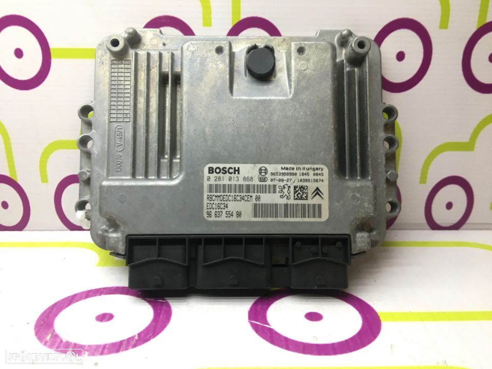 Centralina Peugeot 207 1.6 HDi 109 Cv de 2007 - Ref: 281013868 - NO400020 - 1