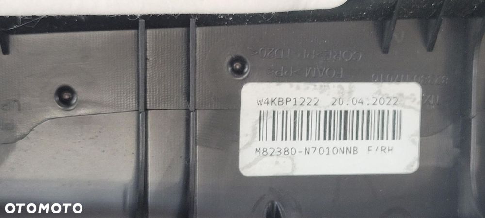 TAPICERKA DRZWI PRAWYCH TYŁ TYLNYCH HYUNDAI TUCSON IV 2020- 82306-N7061 - 7