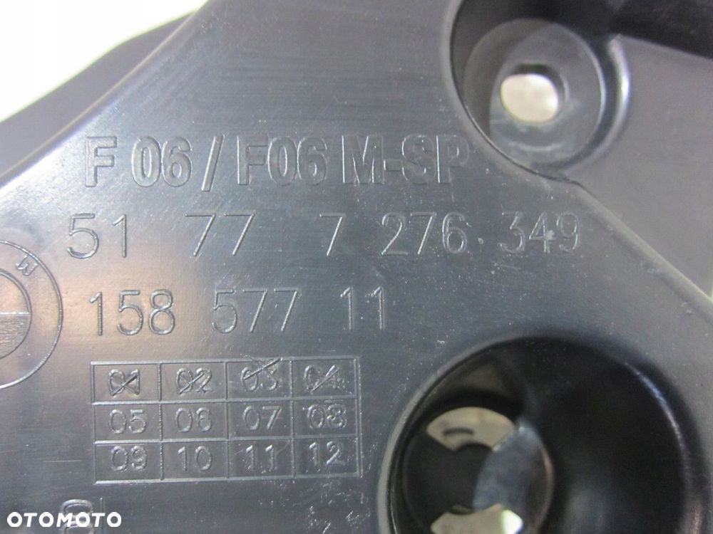 BMW 6 F06 GRAN COUPE LISTWA MOCUJĄCA PRÓG LEWA STRONA 7276347 51777276347 - 6