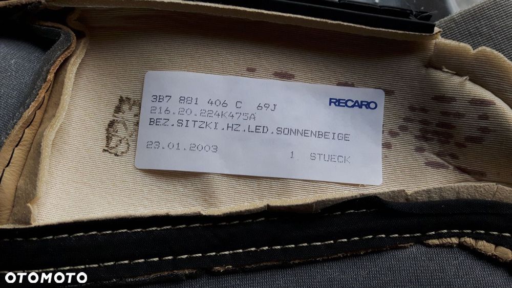 VW PASSAT MATA GRZEWCZA SKÓRA NOWY 3B7881405 L - 3