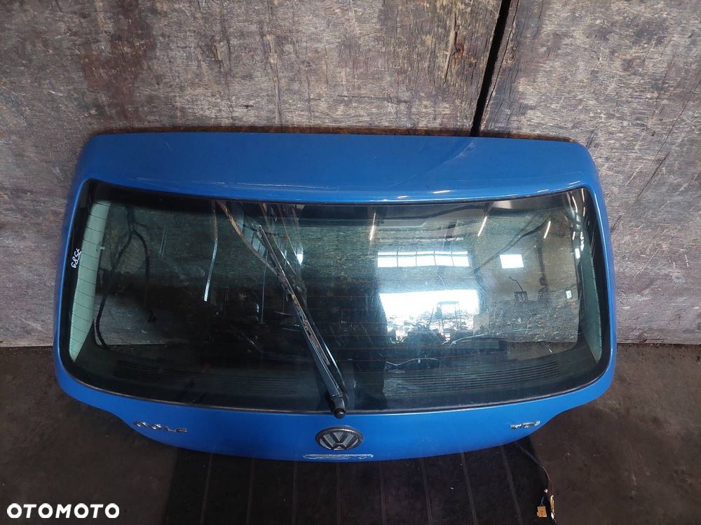 KOMPLETNY TYŁ KLAPA BAGAŻNIKA ZDERZAK LAMPY VOLKSWAGEN GOLF IV HB 5D LW5Z - 9