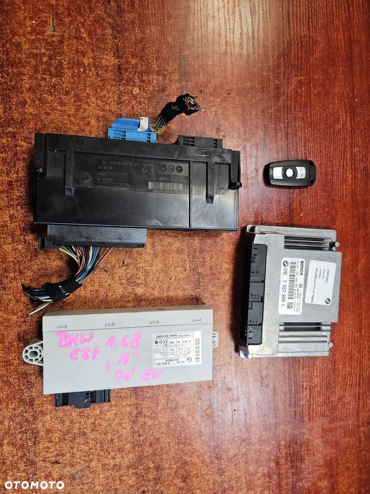 ZESTAW IMMO KOMPUTER STARTOWY BMW E87 EU 1.6B N45B16A 0261209085 6943791 - 2