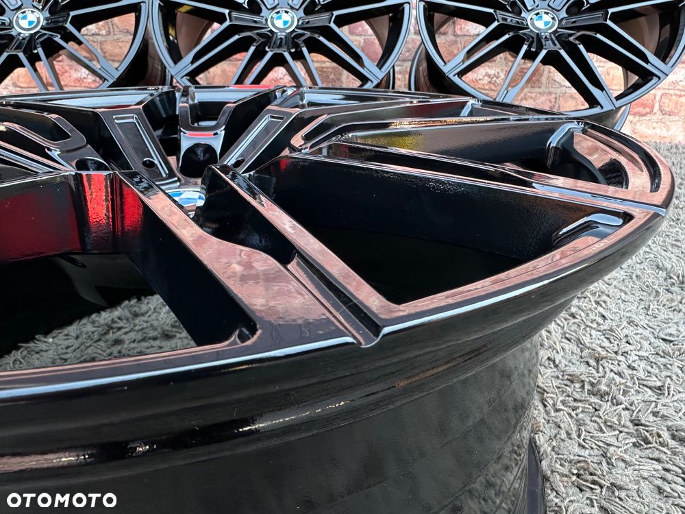 Czarne alufelgi 5x120 19 Black 8.5j ET30 BMW seria 3 5 F10 E46 E90 F30 F32 F34 F01 F12 Z4 E60 xDrive M pakiet jak styling 930 Carbonado Solid Japan Racing - 18