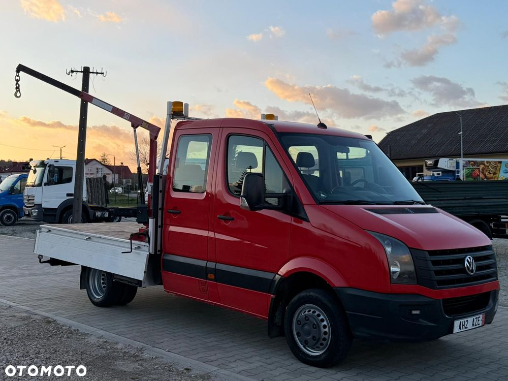 Volkswagen Crafter, Bliźniak, Doka 5/6 osób, Dźwig HMF 500kg - 1