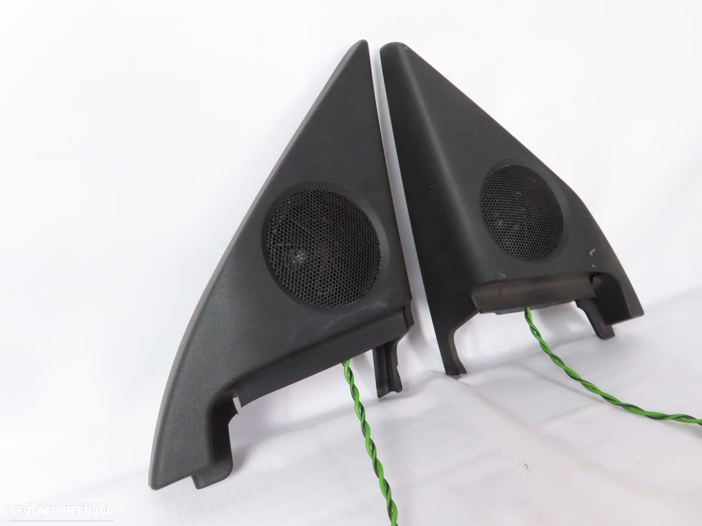 Conjunto de Resguardos + Tweeters das Portas Frente Seminovo/ Original BMW 6 (E6... - 2