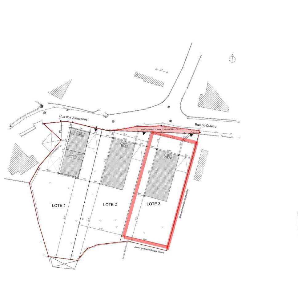 Lote de Terreno para Moradias Isoladas com área de 167m2 - Grande imagem: 3/3