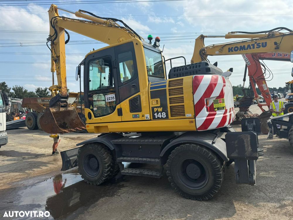 Komatsu PW 148 Excavator pe roți - 1