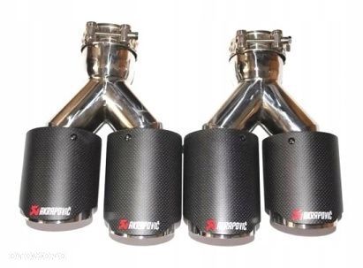 Końcówka wydechu tłumika AKRAPOVIC KARBON 90/63 M - 1