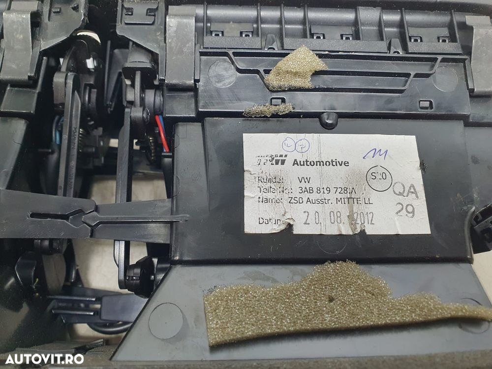 Grila ventilatie centrala 3ab819728a Volkswagen VW Passat B7 [2010 - - 3