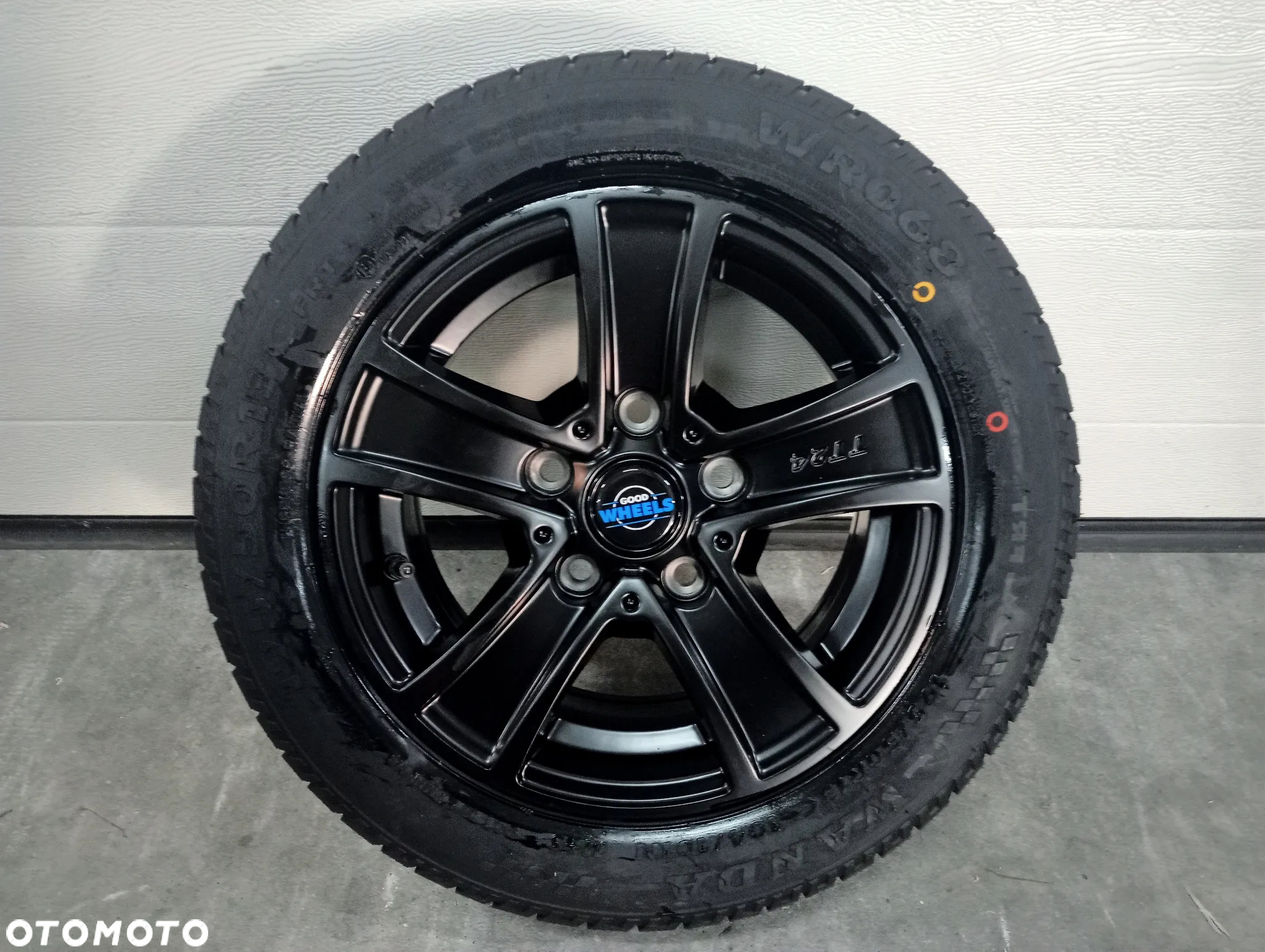 KOŁO 195/50 R13C WANDA 5x112 FELGA ALUMIOWA CZARNA MAT PRZYCZEPA OPONA - 3