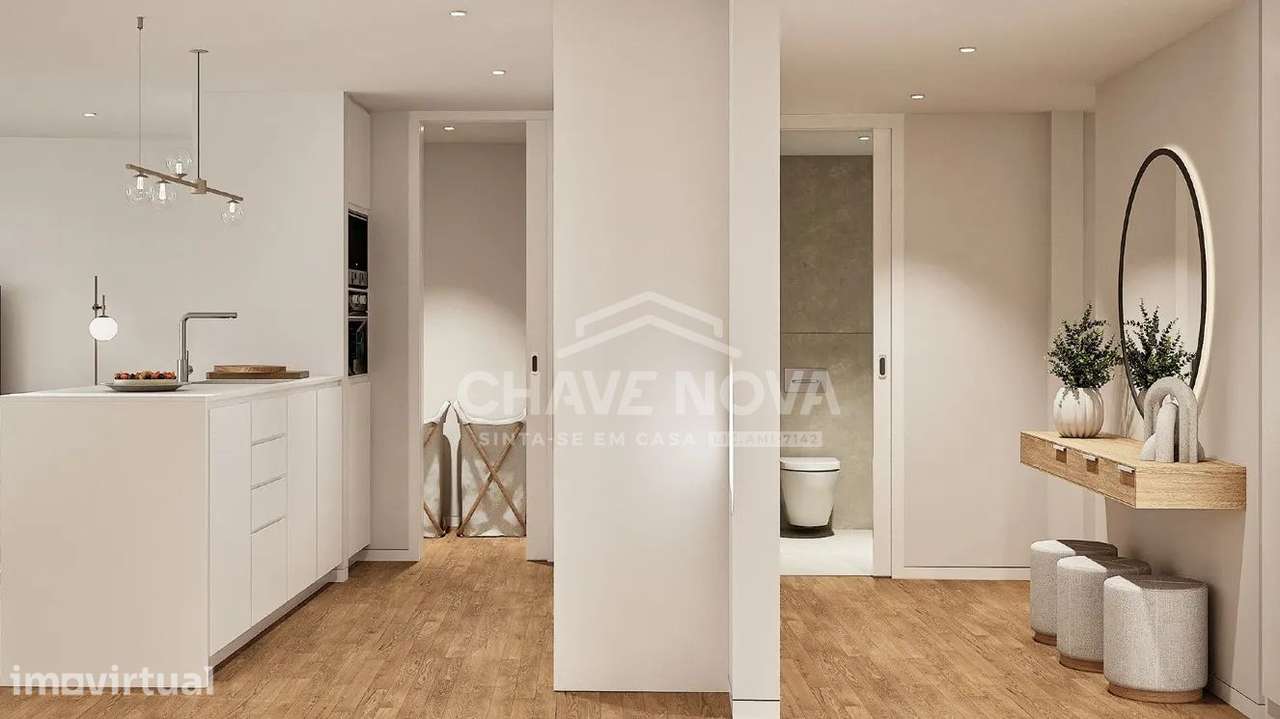 Apartamento T2 | Condomínio Fechado com Piscina | Espinho - Grande imagem: 2/20