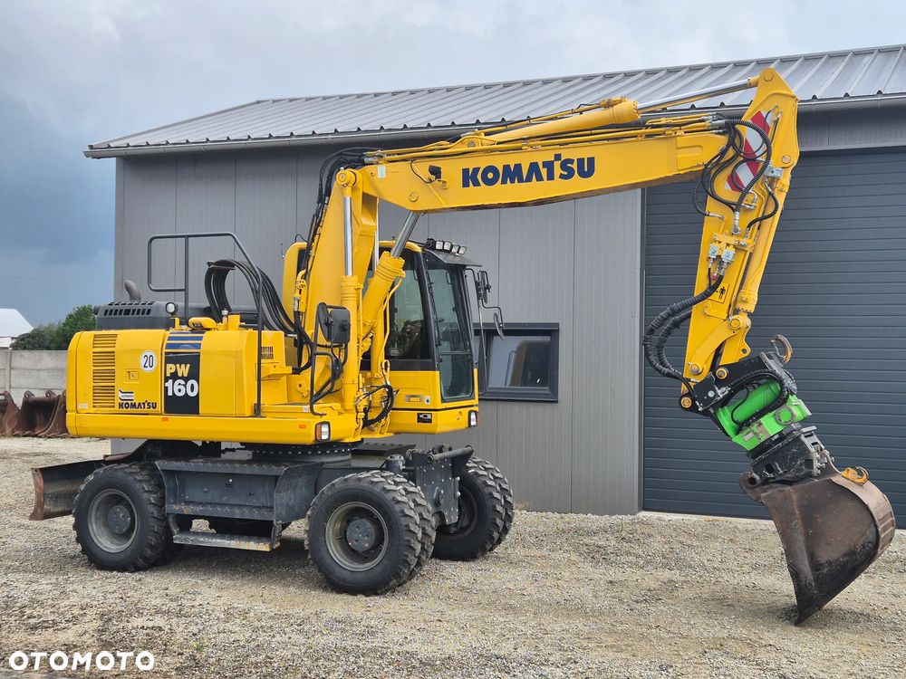 Komatsu pw 160-8,Rototilt z Niemiec,2017 Rok .tylko 6560 mth.148,140,180. - 6