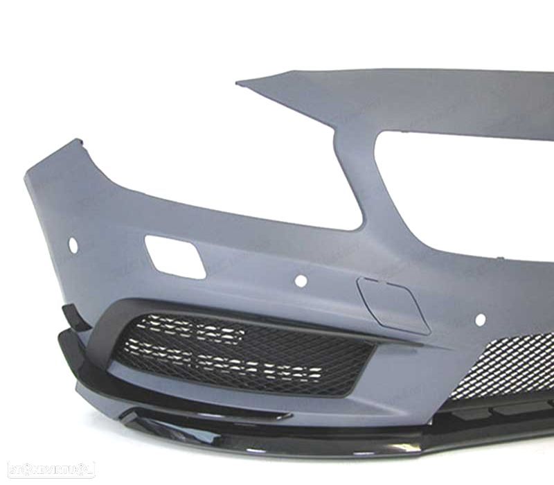 KIT CARROÇARIA PARA-CHOQUES MERCEDES AMG A45 CLASSE A W176 COM PDC + LAVA-FARÓIS + PONTEIRAS - 4