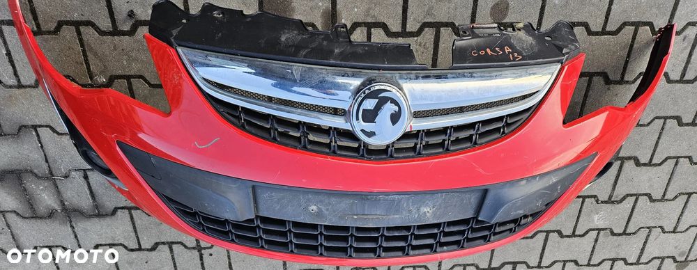 Opel Corsa D lift zderzak przód przedni - 4