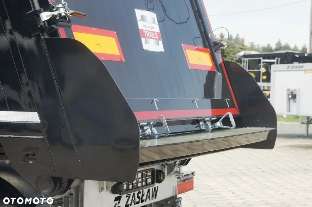 Zaslaw 28 m³ / 4.990 kg !! super lekka naczepa wywrotka z klapą ! - 24