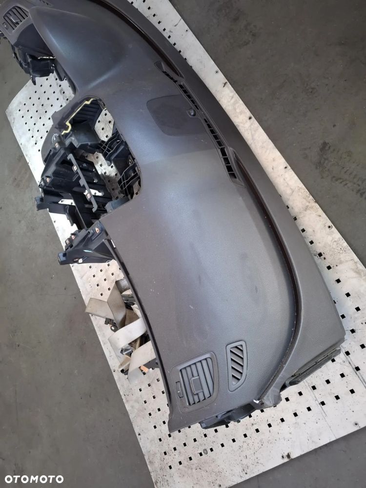 DESKA ROZDZIELCZA KONSOLA KOKPIT AIRBAG PASY KIEROWCY PASAŻERA OPEL INSIGNIA A BRĄZ BRĄZOWA - 5