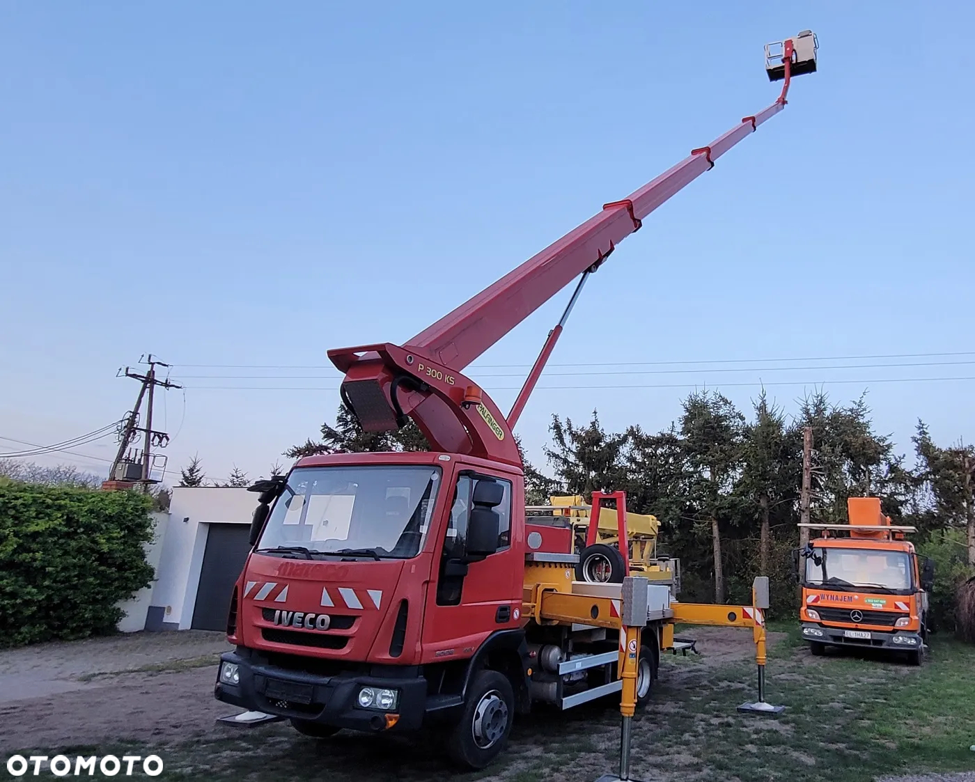 Iveco podnośnik koszowy 30 m Palfinger P300 KS Wumag WT zwyżka Ruthmann Bison TKA - 9