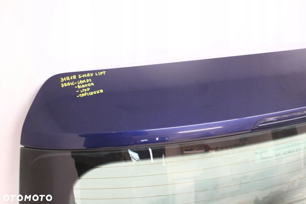 FORD S-MAX MK1 LIFT 10R- KLAPA BAGAŻNIKA TYŁ TYLNA E6 - 4