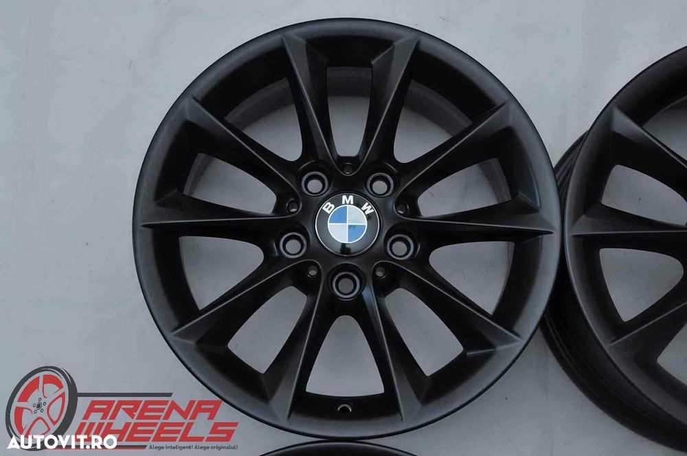 Jante 16 inch Originale BMW Seria 1 F20 F21 R16 Style 411 Negru Mat - 2