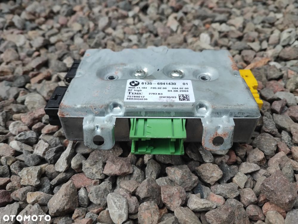 BMW E60 / E61 / E64 / E63 ORYGINALNY MODUŁ DRZWI PASAŻERA / MODUŁ STEROWANIA DRZWIAMI O NR. 61 35 6 941 430 /  61 35 9 110 846 OEM SPRAWNY W 100% - 1