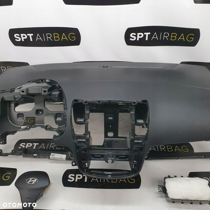 HYUNDAI ix20 DESKA ROZDZIELCZA KONSOLA KOKPIT PULPIT PODUSZKI AIRBAG AIR BAG PASY KIT SET - 3