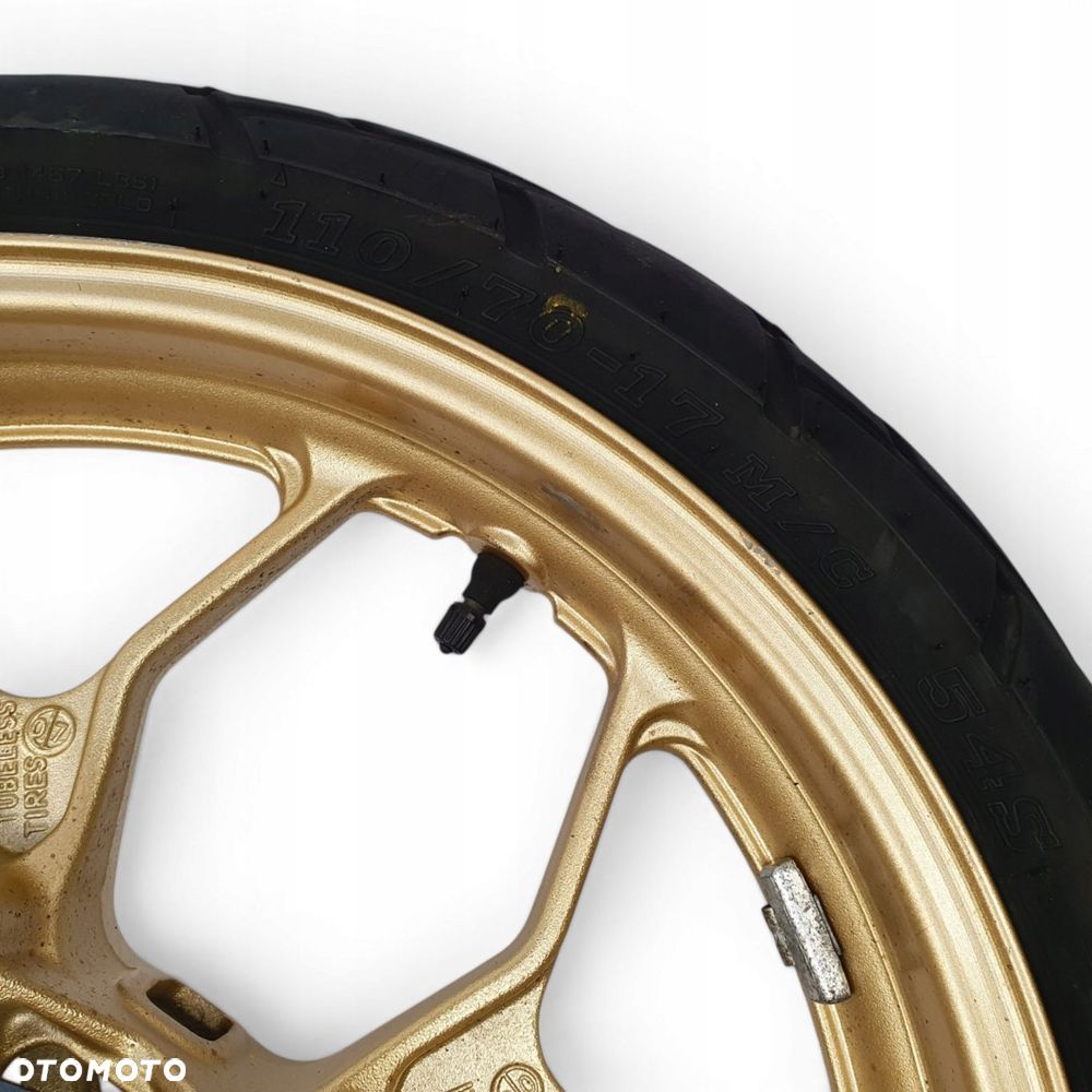 PRZEDNIE KOŁO FELGA PRZÓD Yamaha XSR 125 XSR125 2021 Opona 110/70 R17 złota - 7