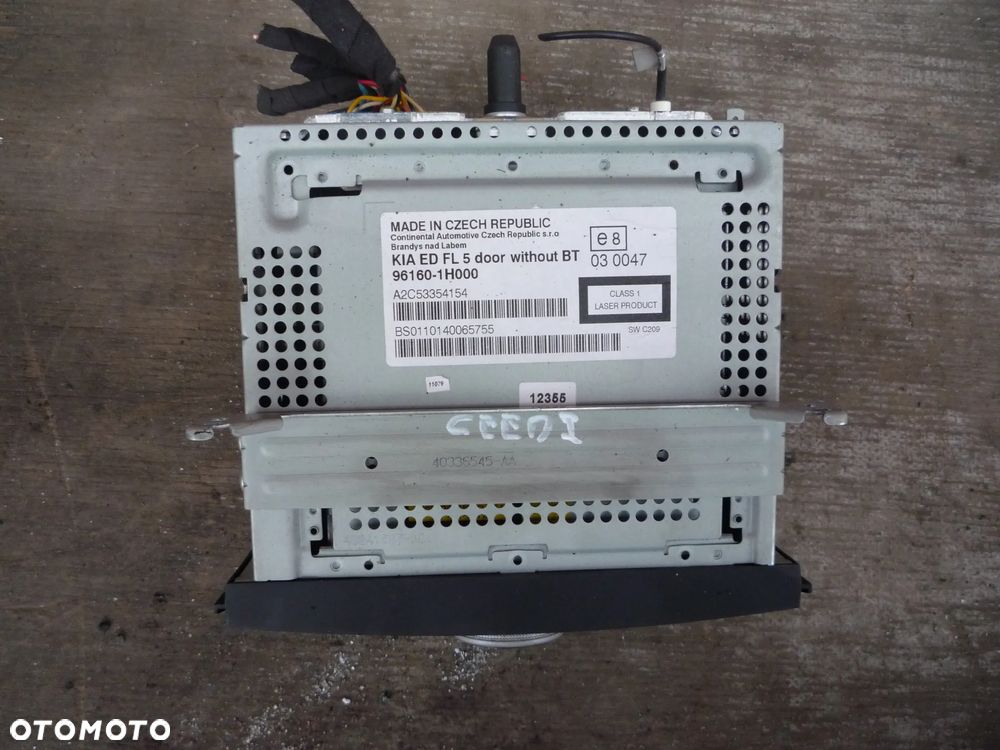 KIA CEED I RADIO ORYGINALNE 96160-1H000 - 2