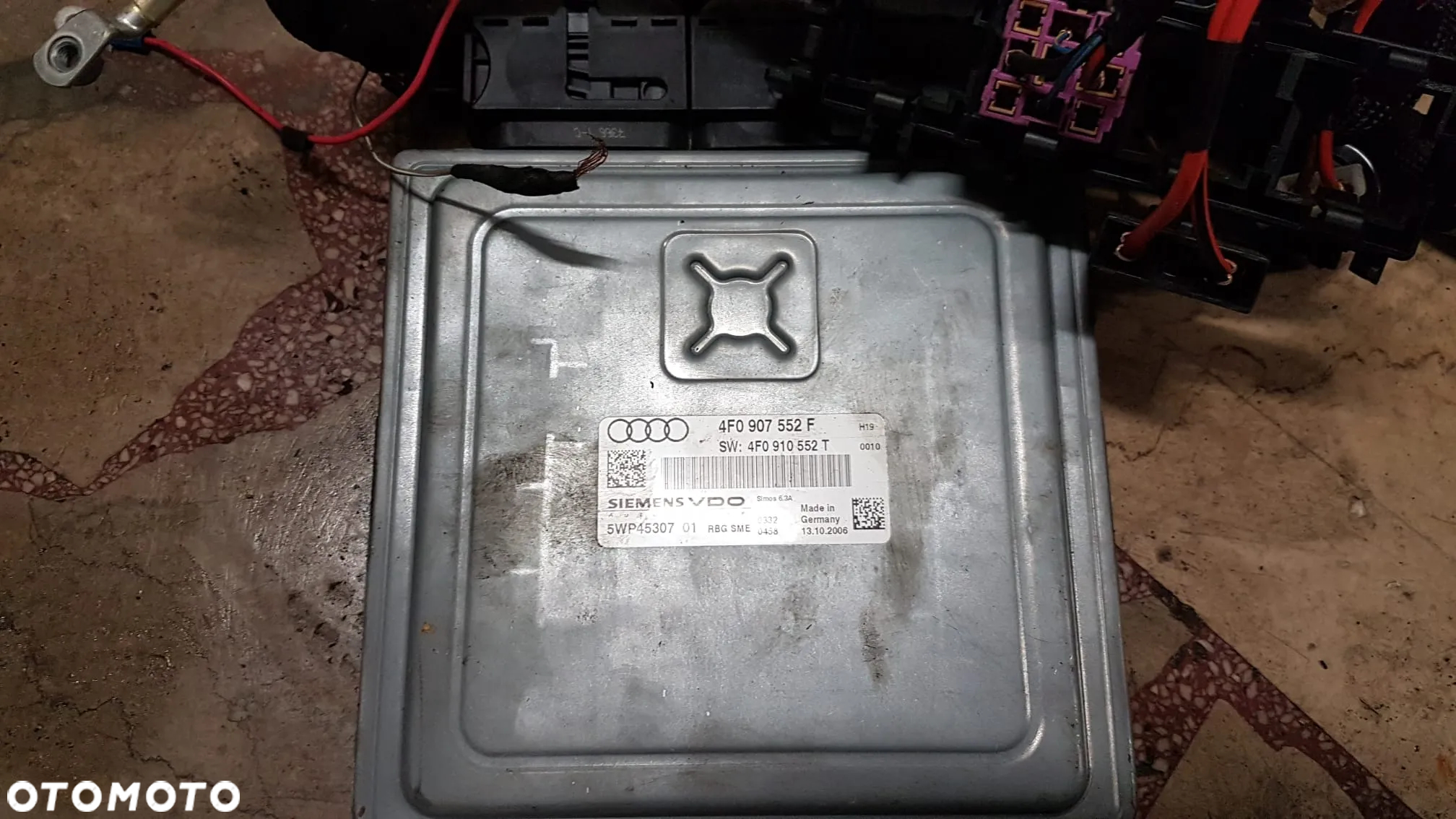 STEROWNIK SILNIKA WIĄZKA  AUDI A6 C6 2.4 BDW 4F0907552F 4F0910552T 5WP45307 - 2